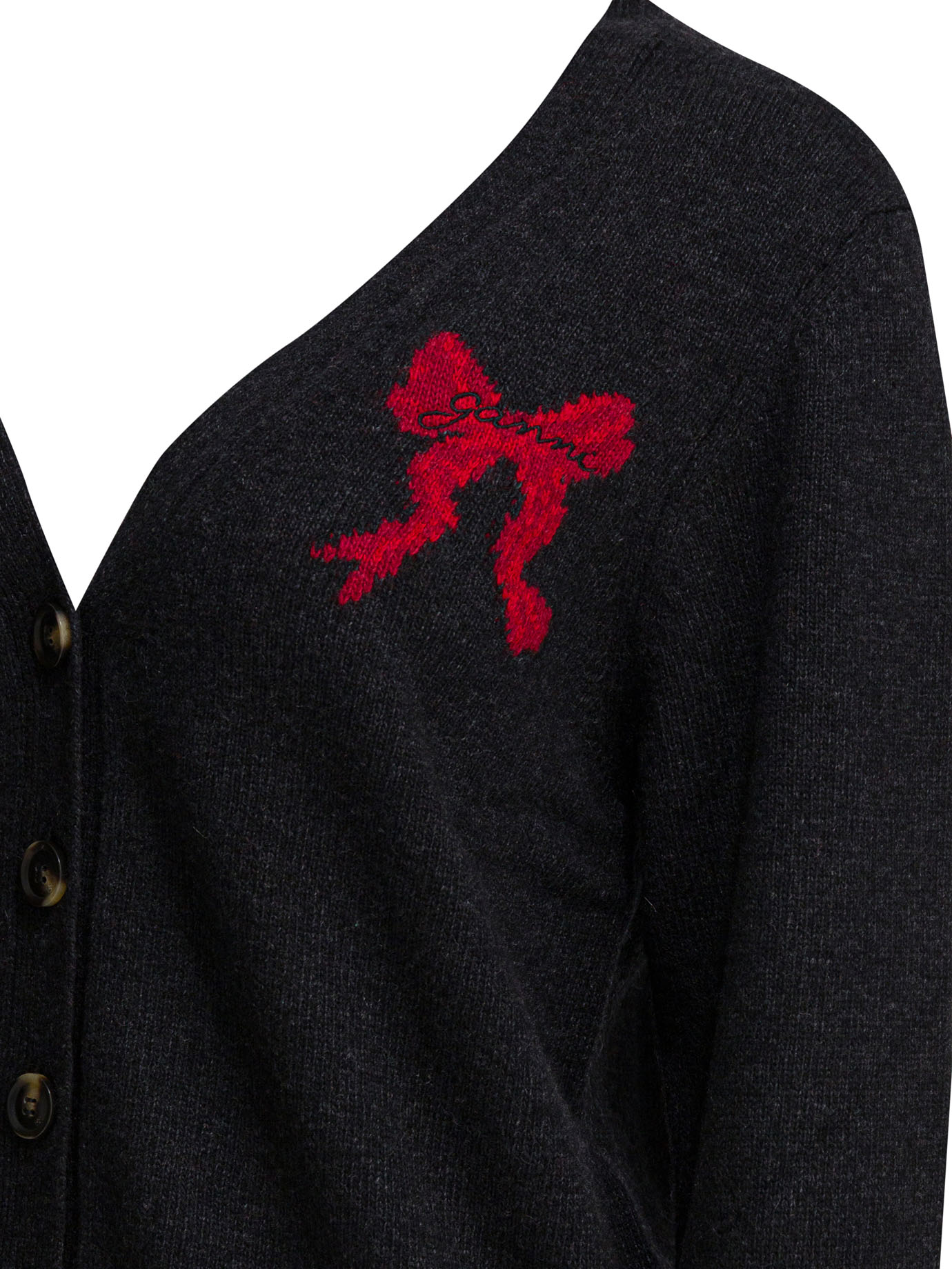 Wool blend cardigan A1070090252 (GANNI / ニット・セーター・カーディガン ) | GANNI (ガニー)(2)