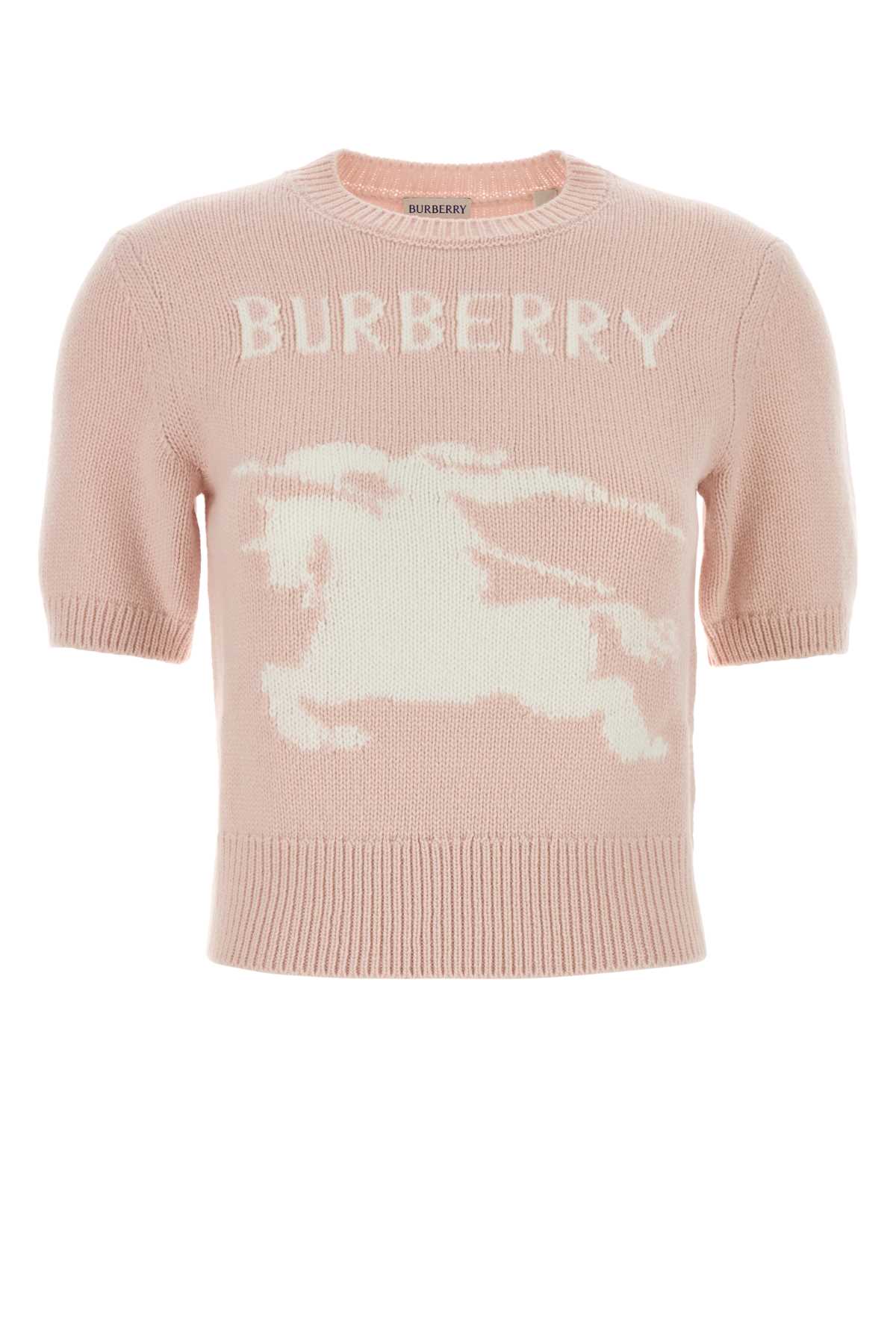 Pastel pink wool sweater 8121956C2989 (Burberry / ニット・セーター・カーディガン ) | Burberry (バーバリー)