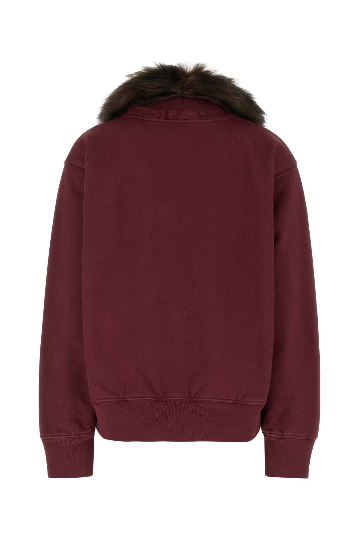 Burgundy cotton sweatshirt 134725SOOO18VWF0007 (Prada / ニット・セーター・カーディガン ) | Prada (プラダ)(1)