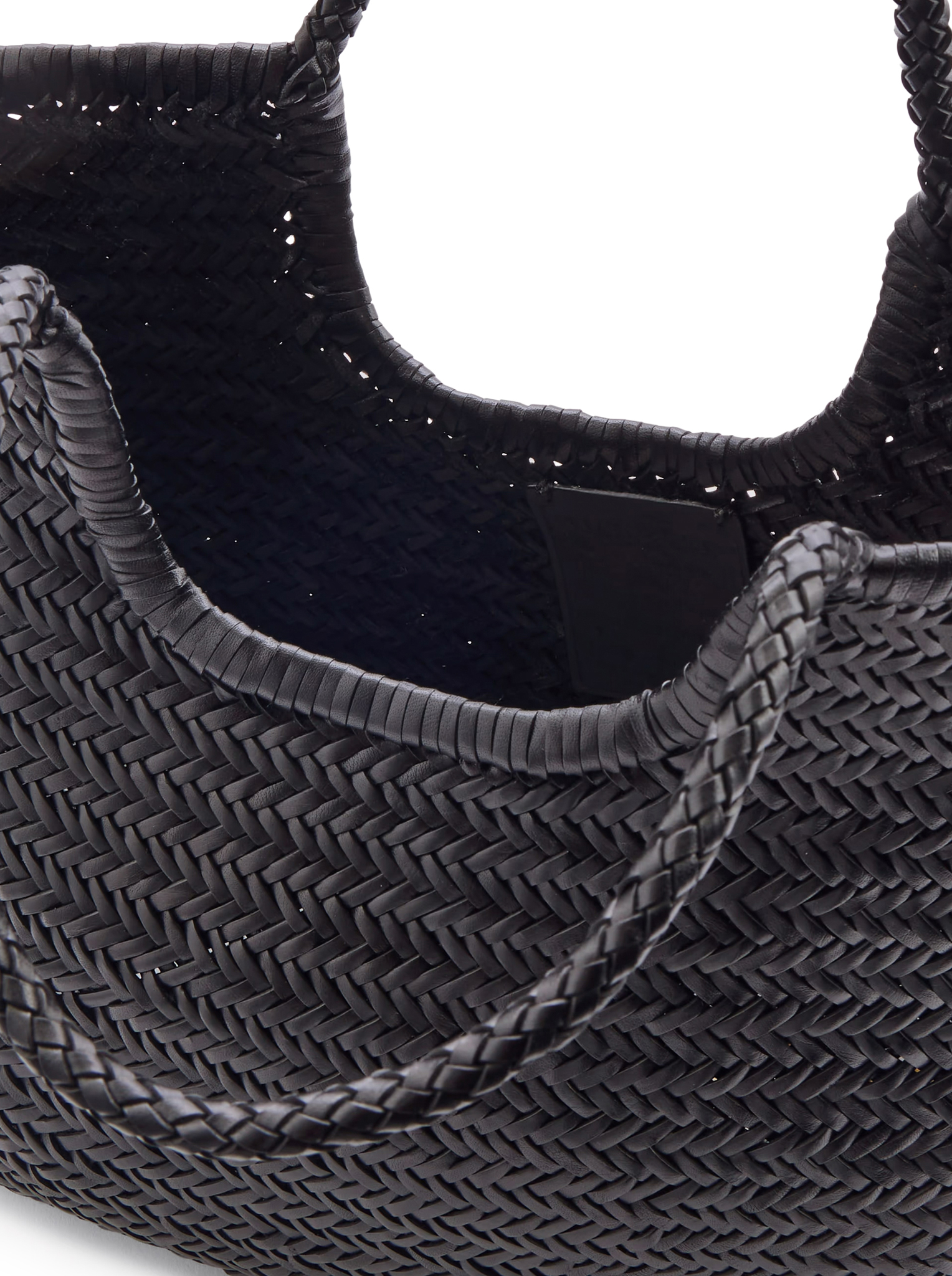 NS DIAGONAL BLACK LEATHER TOTE BAG DGS68914BLACK (dragon DIFFUSION / トートバッグ ) | dragon DIFFUSION (ドラゴンディフュージョン)(4)