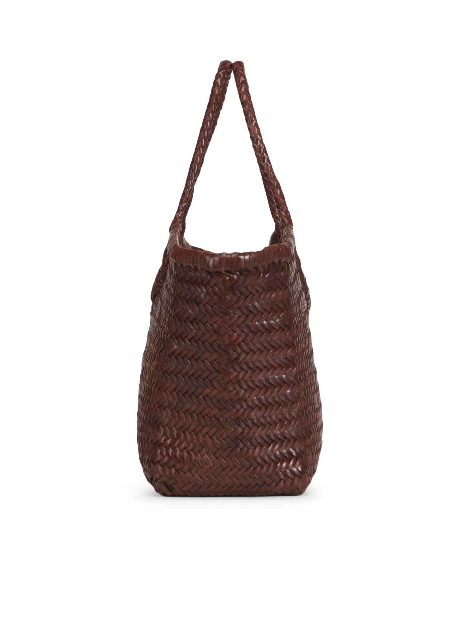 NANTUCKET BIG TOTE BAG IN WOVEN LEATHER DGS68822BRUCIATO (dragon DIFFUSION / トートバッグ ) | dragon DIFFUSION (ドラゴンディフュージョン)(4)