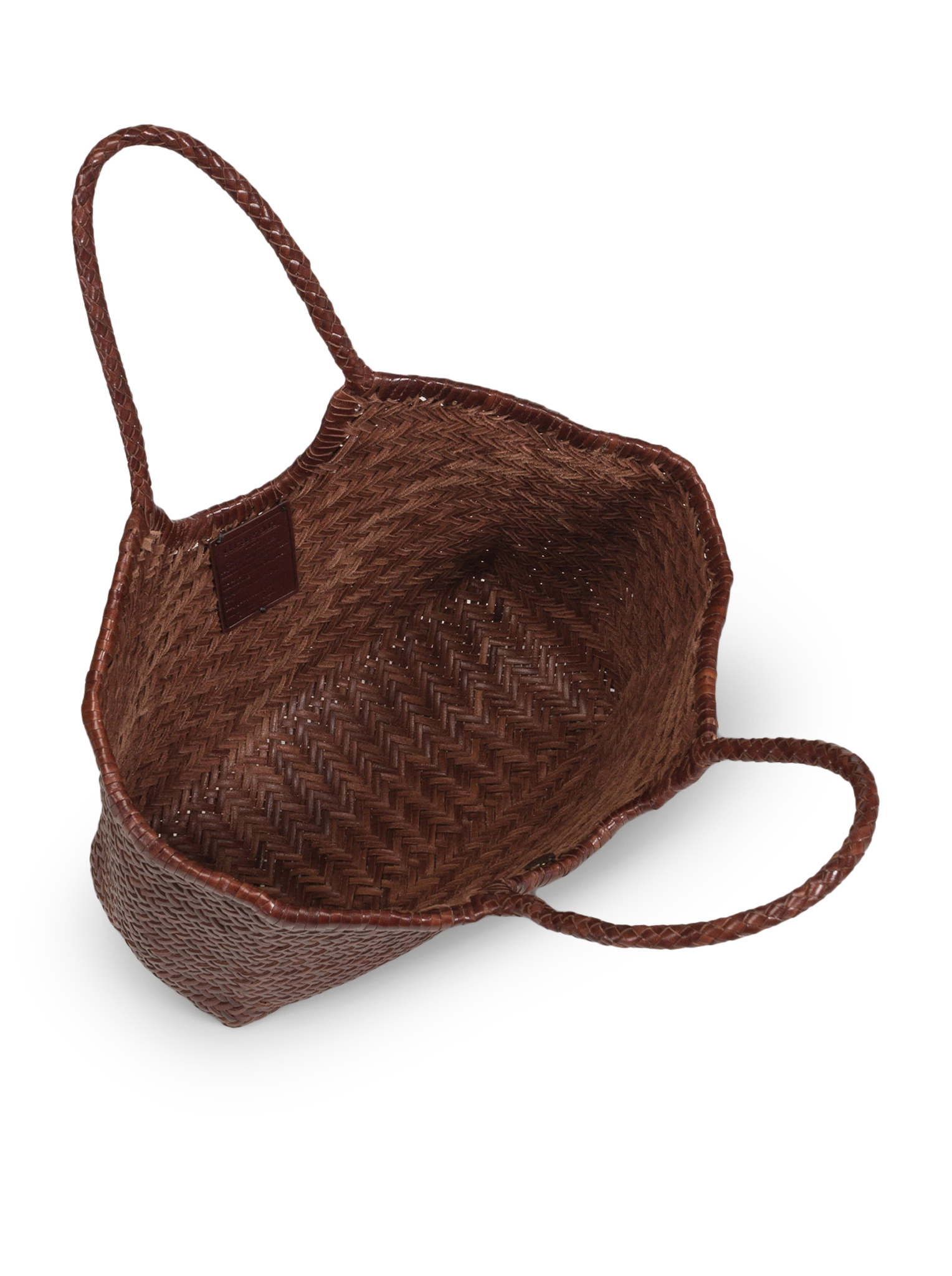 NANTUCKET BIG TOTE BAG IN WOVEN LEATHER DGS68822BRUCIATO (dragon DIFFUSION / トートバッグ ) | dragon DIFFUSION (ドラゴンディフュージョン)(5)