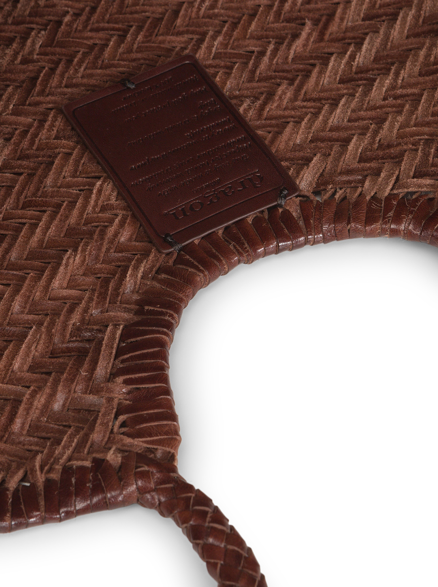 NANTUCKET BIG TOTE BAG IN WOVEN LEATHER DGS68822BRUCIATO (dragon DIFFUSION / トートバッグ ) | dragon DIFFUSION (ドラゴンディフュージョン)(7)