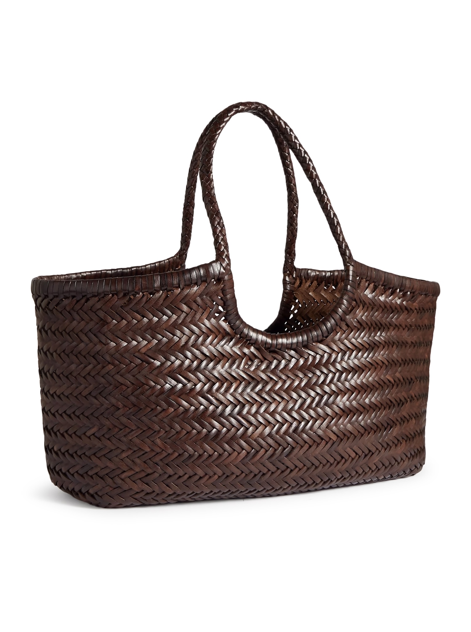 NANTUCKET BIG TOTE BAG IN WOVEN LEATHER DGS68822DK (dragon DIFFUSION / トートバッグ ) | dragon DIFFUSION (ドラゴンディフュージョン)(1)