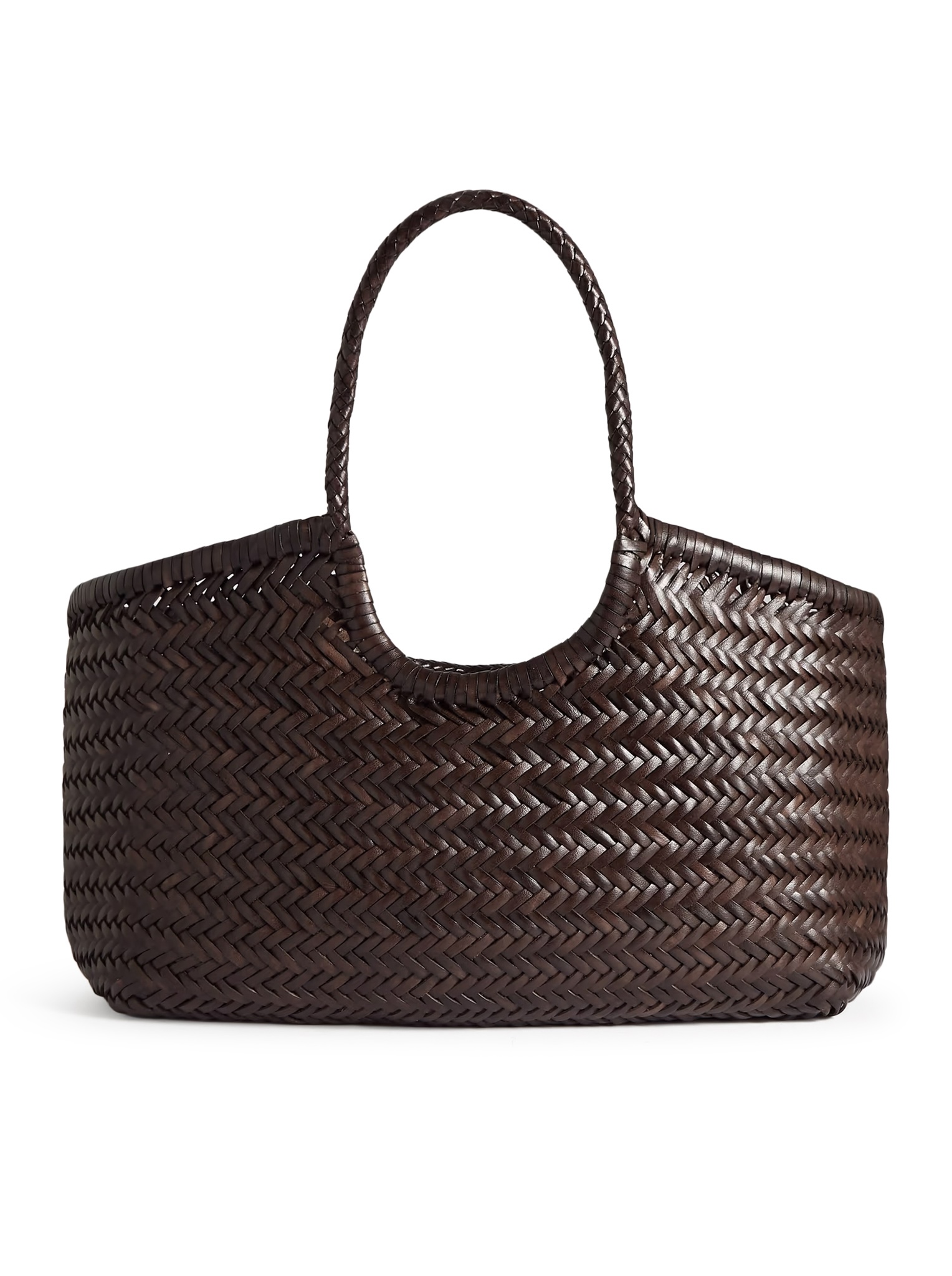 NANTUCKET BIG TOTE BAG IN WOVEN LEATHER DGS68822DK (dragon DIFFUSION / トートバッグ ) | dragon DIFFUSION (ドラゴンディフュージョン)(2)