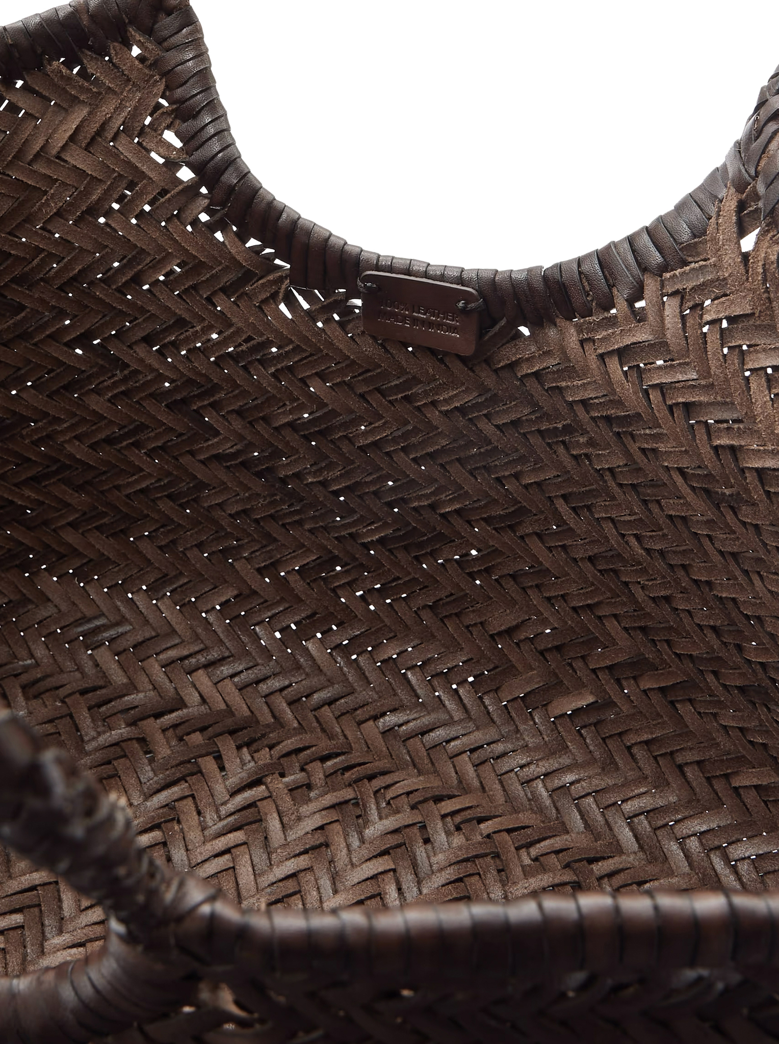 NANTUCKET BIG TOTE BAG IN WOVEN LEATHER DGS68822DK (dragon DIFFUSION / トートバッグ ) | dragon DIFFUSION (ドラゴンディフュージョン)(3)