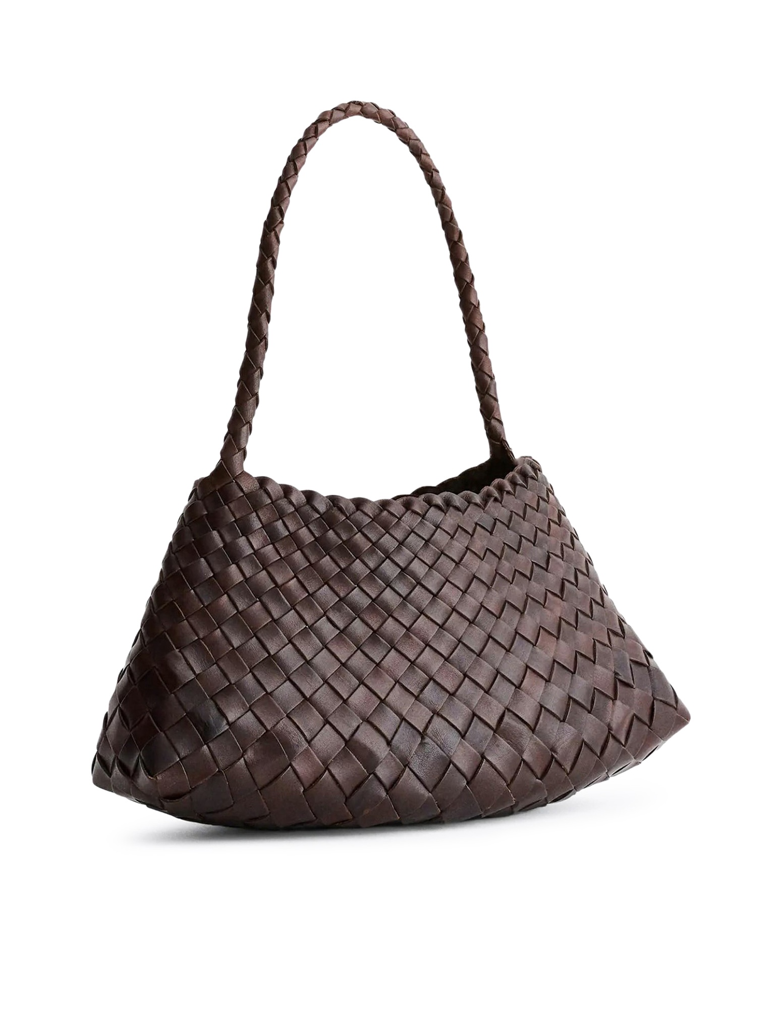 ROSANNA MINI BAG IN DARK BROWN WOVEN LEATHER DGS68943DK (dragon DIFFUSION / ハンドバッグ・ショルダーバッグ ) | dragon DIFFUSION (ドラゴンディフュージョン)(2)