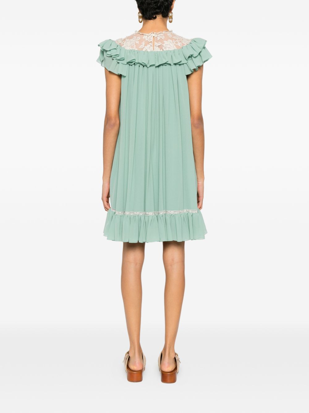 Chloè Dresses Green CH26SRO7500234F (Chloé / ワンピース・ドレス・オールインワン ) | Chloé (クロエ)(3)