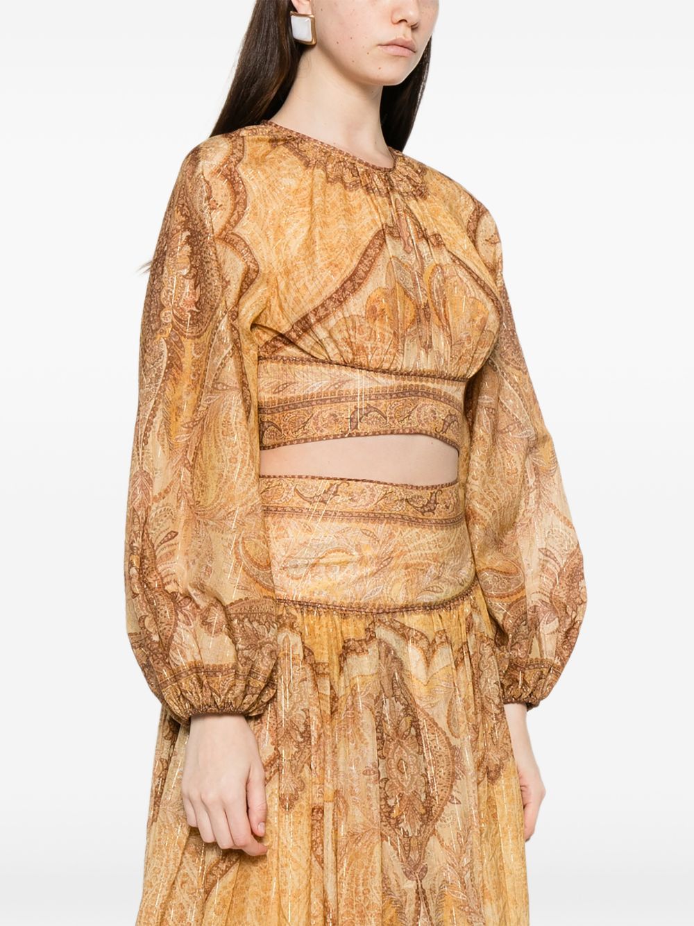 Zimmermann Top Beige 6436TRS262TPMM (ZIMMERMANN / シャツ・ブラウス ) | ZIMMERMANN (ジマーマン)(3)