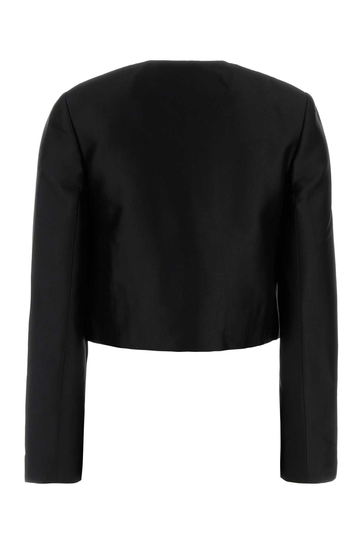 Black taffeta blazer AW25061JBBLACK (self-portrait / ブレザー・ジャケット ) | self-portrait (セルフ・ポートレイト)(1)