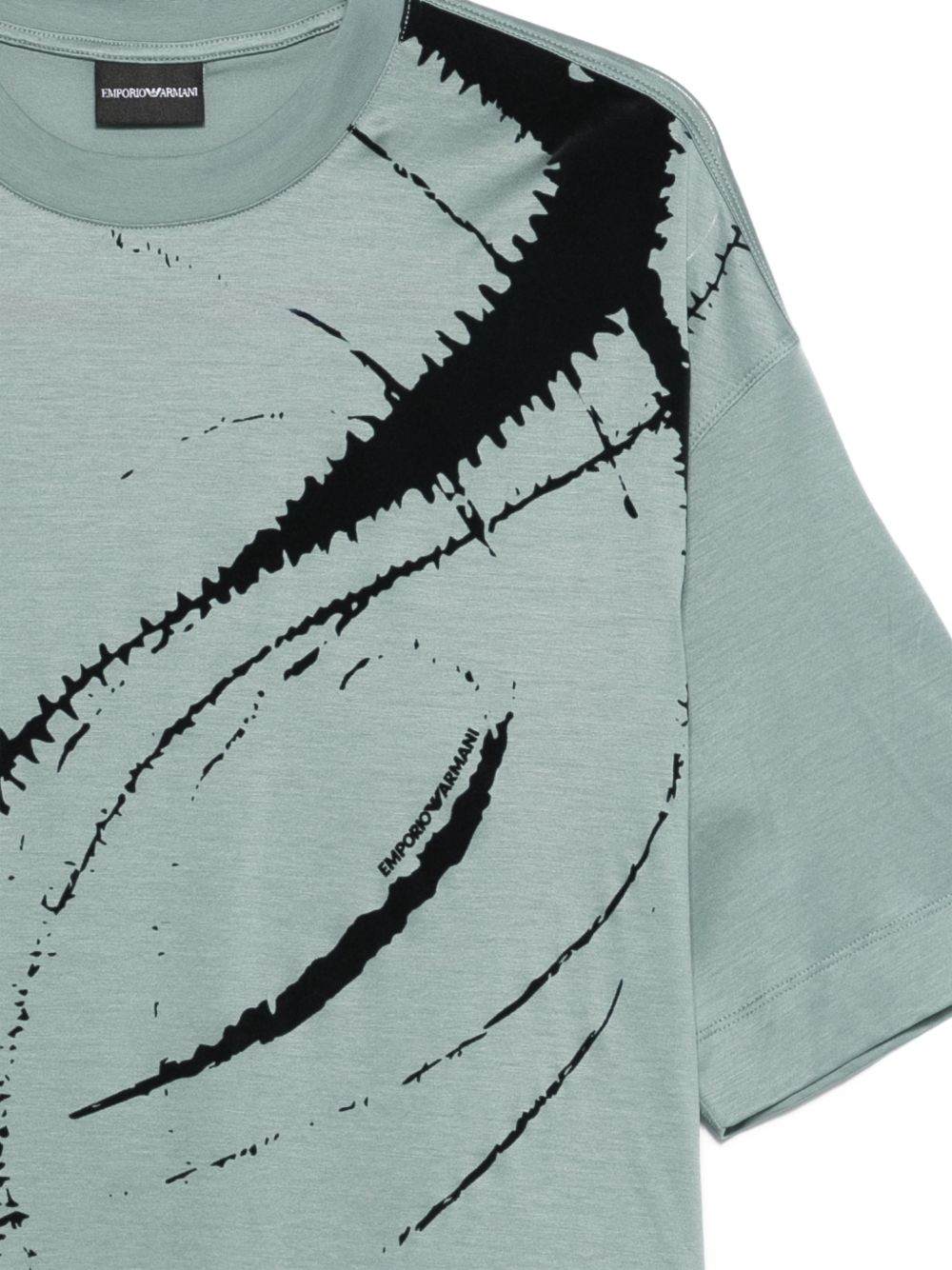 Emporio Armani T-shirts and Polos Clear Blue EM004909AF10017U9170 (EMPORIO ARMANI / Tシャツ・カットソー ) | EMPORIO ARMANI (エンポリオ アルマーニ)(2)