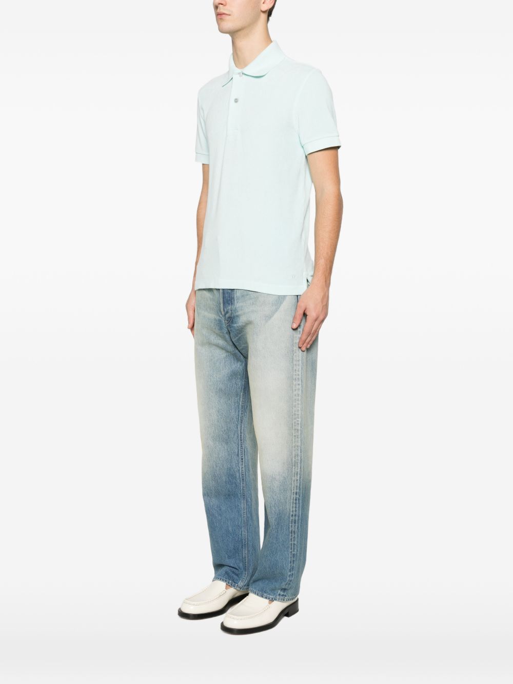 Tom Ford T-shirts and Polos Clear Blue JPS003JMC079UCK (TOM FORD / ポロシャツ ) | TOM FORD (トムフォード)(1)