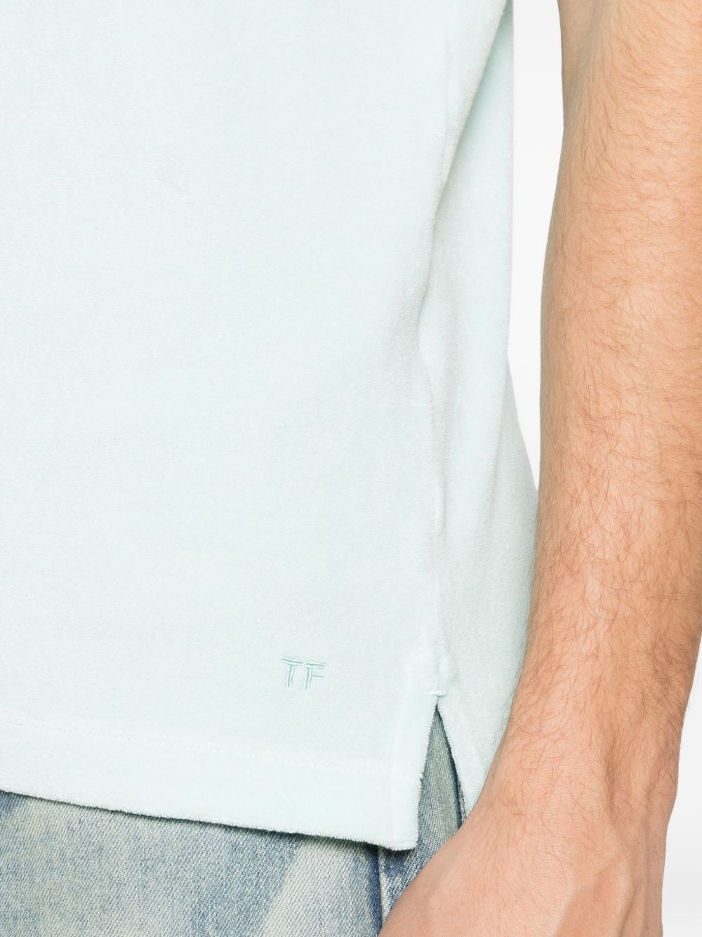 Tom Ford T-shirts and Polos Clear Blue JPS003JMC079UCK (TOM FORD / ポロシャツ ) | TOM FORD (トムフォード)(4)