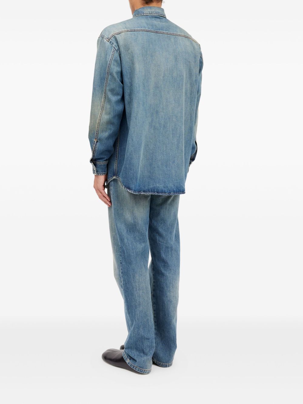MM6 Maison Margiela Shirts Blue SH0DT0044M30055961 (MM6 Maison Margiela / シャツ・ブラウス ) | MM6 Maison Margiela (エムエムシックス)(1)