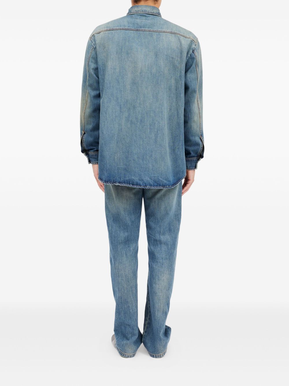 MM6 Maison Margiela Shirts Blue SH0DT0044M30055961 (MM6 Maison Margiela / シャツ・ブラウス ) | MM6 Maison Margiela (エムエムシックス)(4)