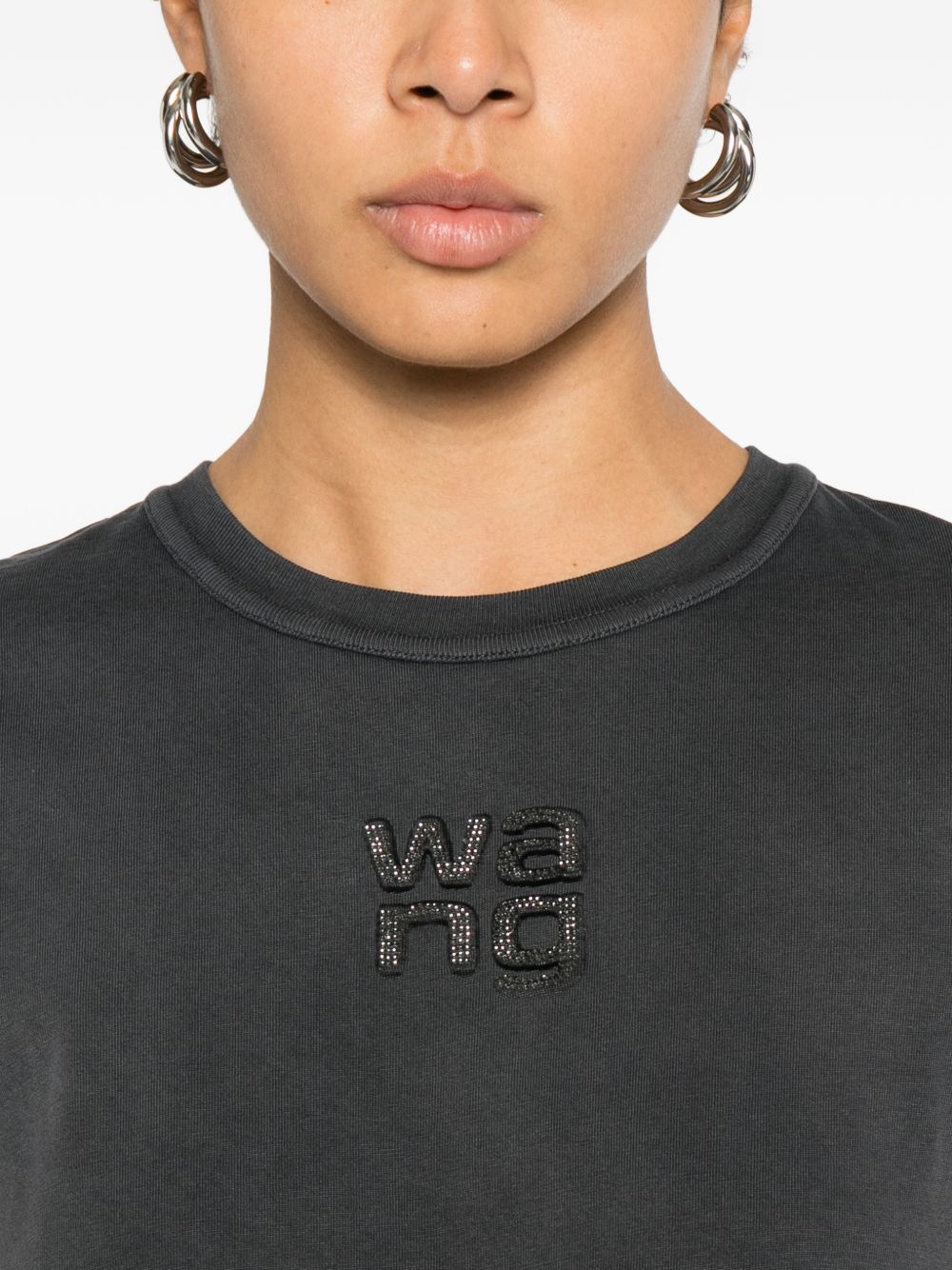 Alexander Wang T-shirts and Polos Black 4CC1261221011 (alexanderwang / Tシャツ・カットソー ) | alexanderwang (アレキサンダーワン)(3)