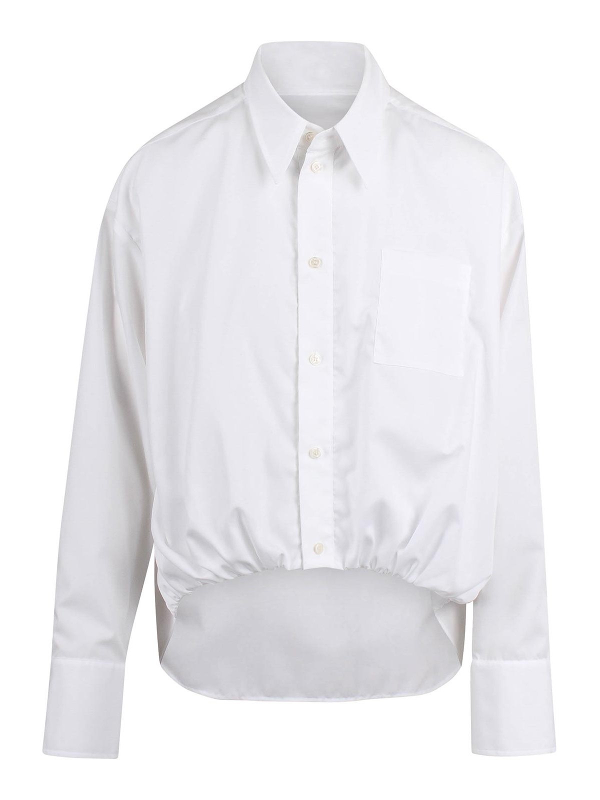 Structured T-Shirt with Shoulder Pads 25FWCHOCOTF25018PURE (SSHEENA / シャツ・ブラウス ) | SSHEENA (シーナ)