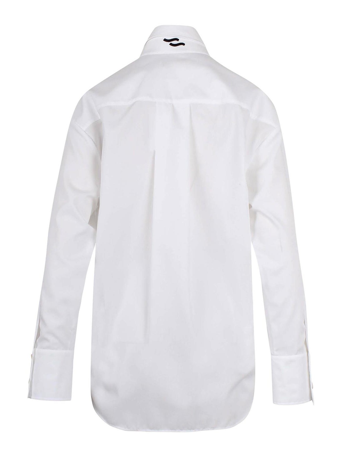 Structured T-Shirt with Shoulder Pads 25FWCHOCOTF25018PURE (SSHEENA / シャツ・ブラウス ) | SSHEENA (シーナ)(1)