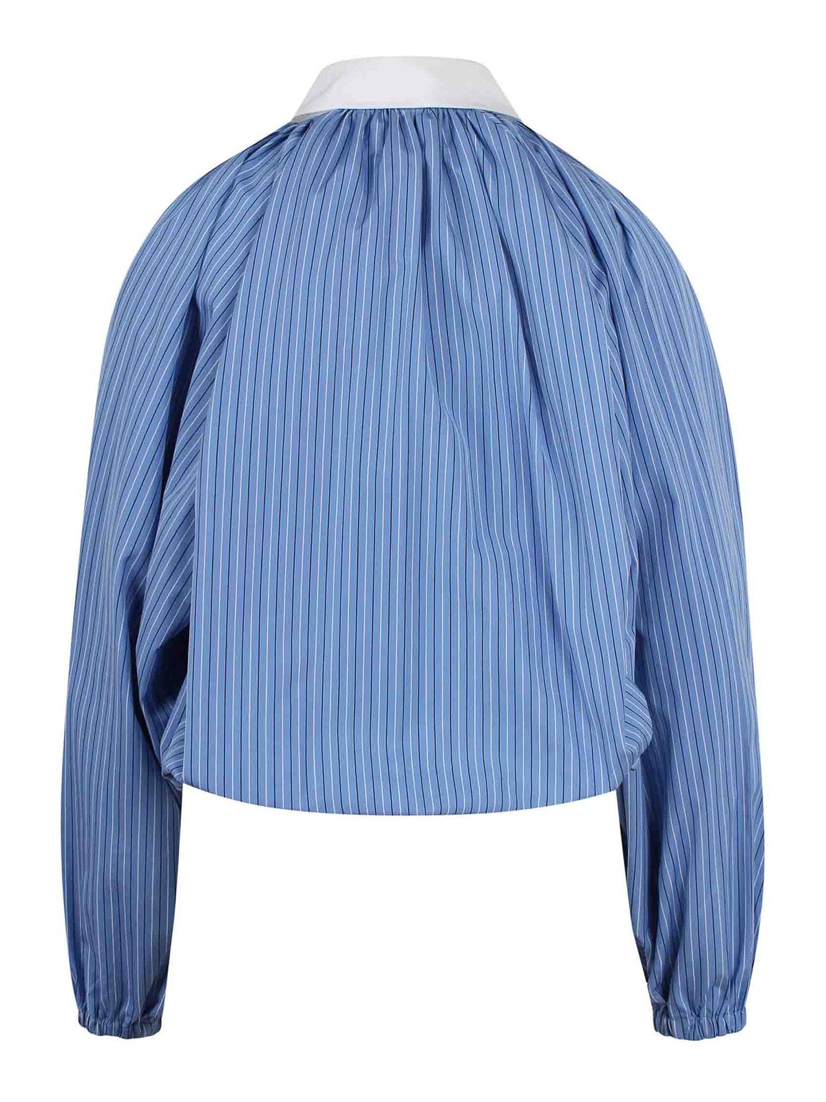 Striped Puffball Shirt BL050019050795079 (Patou / シャツ・ブラウス ) | Patou (パトゥ)(1)
