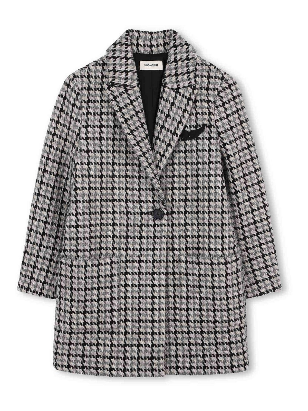 Coat With Houndstooth Pattern X60420213 (ZADIG & VOLTAIRE / コート ) | ZADIG & VOLTAIRE (ザディグ エ ヴォルテール)