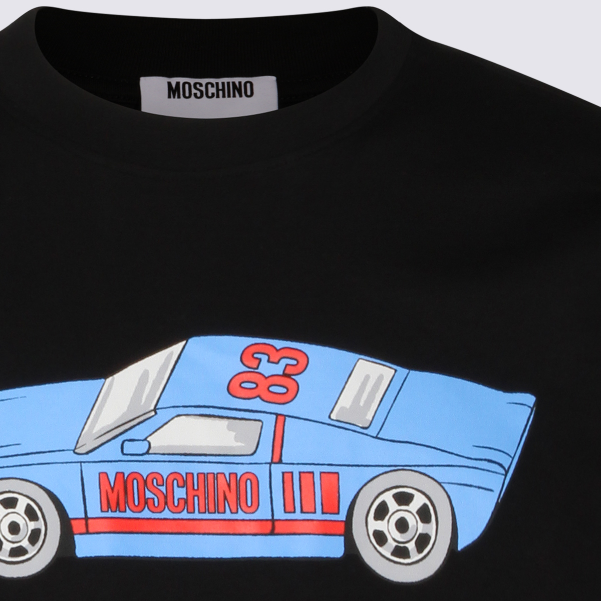 Moschino T-shirts and Polos Black 261ZZ070302411555 (MOSCHINO / Tシャツ・カットソー ) | MOSCHINO (モスキーノ)(2)