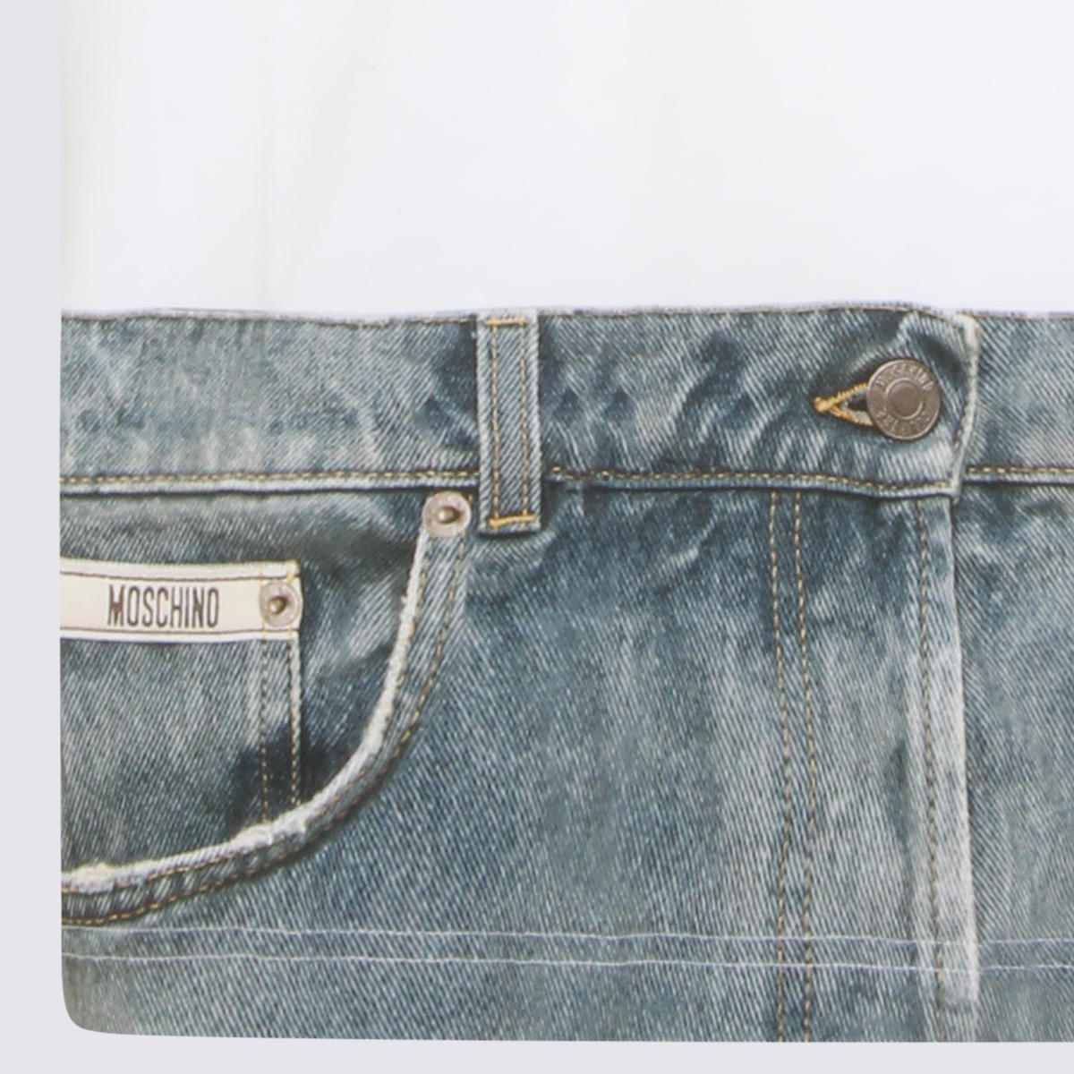 Moschino T-shirts and Polos White 261ZZ070402411001 (MOSCHINO / Tシャツ・カットソー ) | MOSCHINO (モスキーノ)(3)