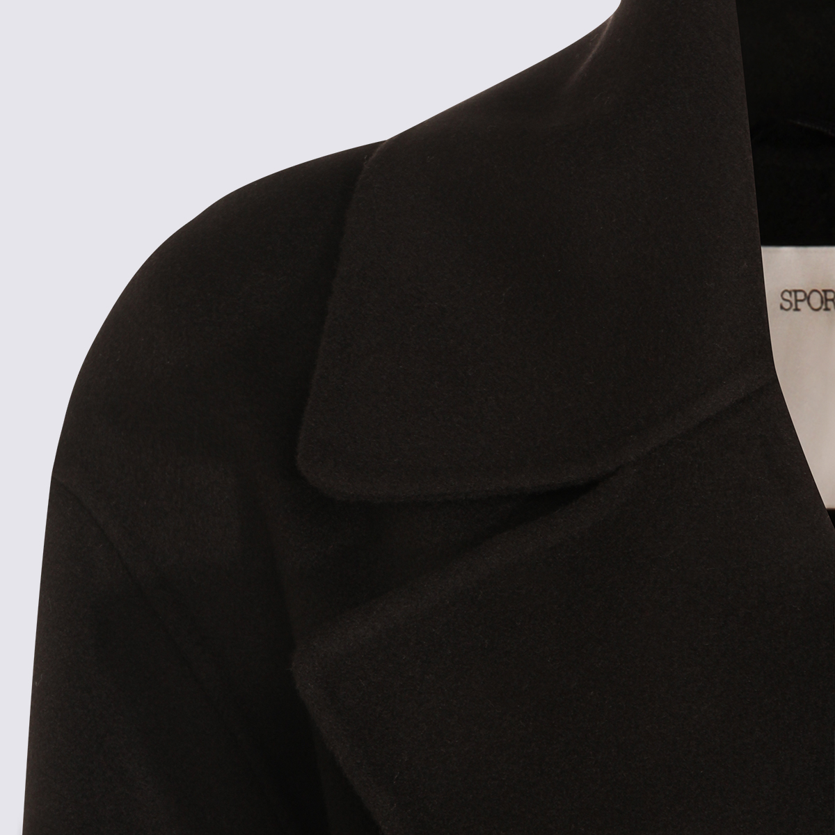 SportMax Coats Black 261201104160080747013 (Sportmax / コート ) | Sportmax (スポーツマックス)(2)