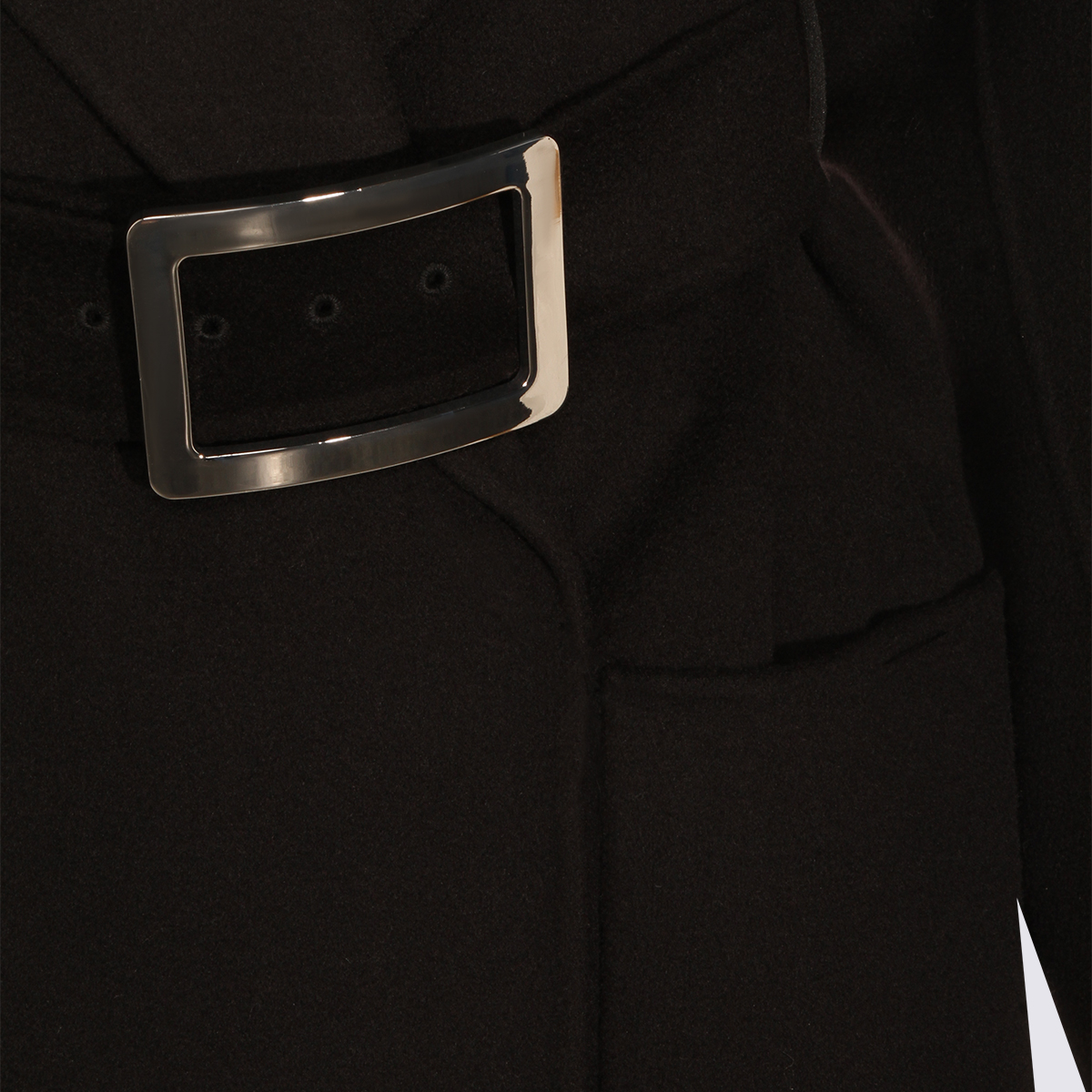 SportMax Coats Black 261201104160080747013 (Sportmax / コート ) | Sportmax (スポーツマックス)(3)