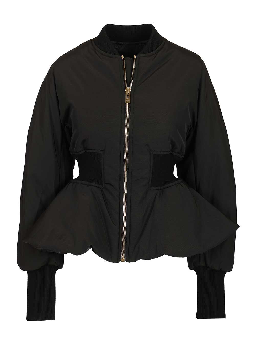 Peplum Bomber AA9V1182W120C999 (ALAIA / カジュアルジャケット ) | ALAIA (アライア)