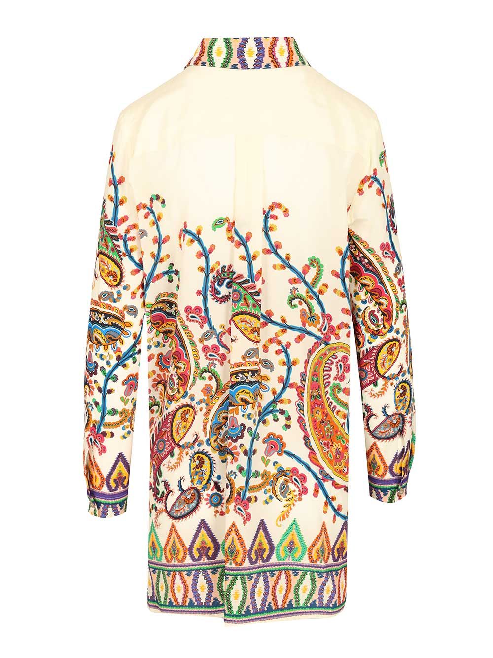 PRINTED LONG SLEEVE SILK SHIRT WRIA0103AKG20X0800 (ETRO / シャツ・ブラウス ) | ETRO (エトロ)(1)