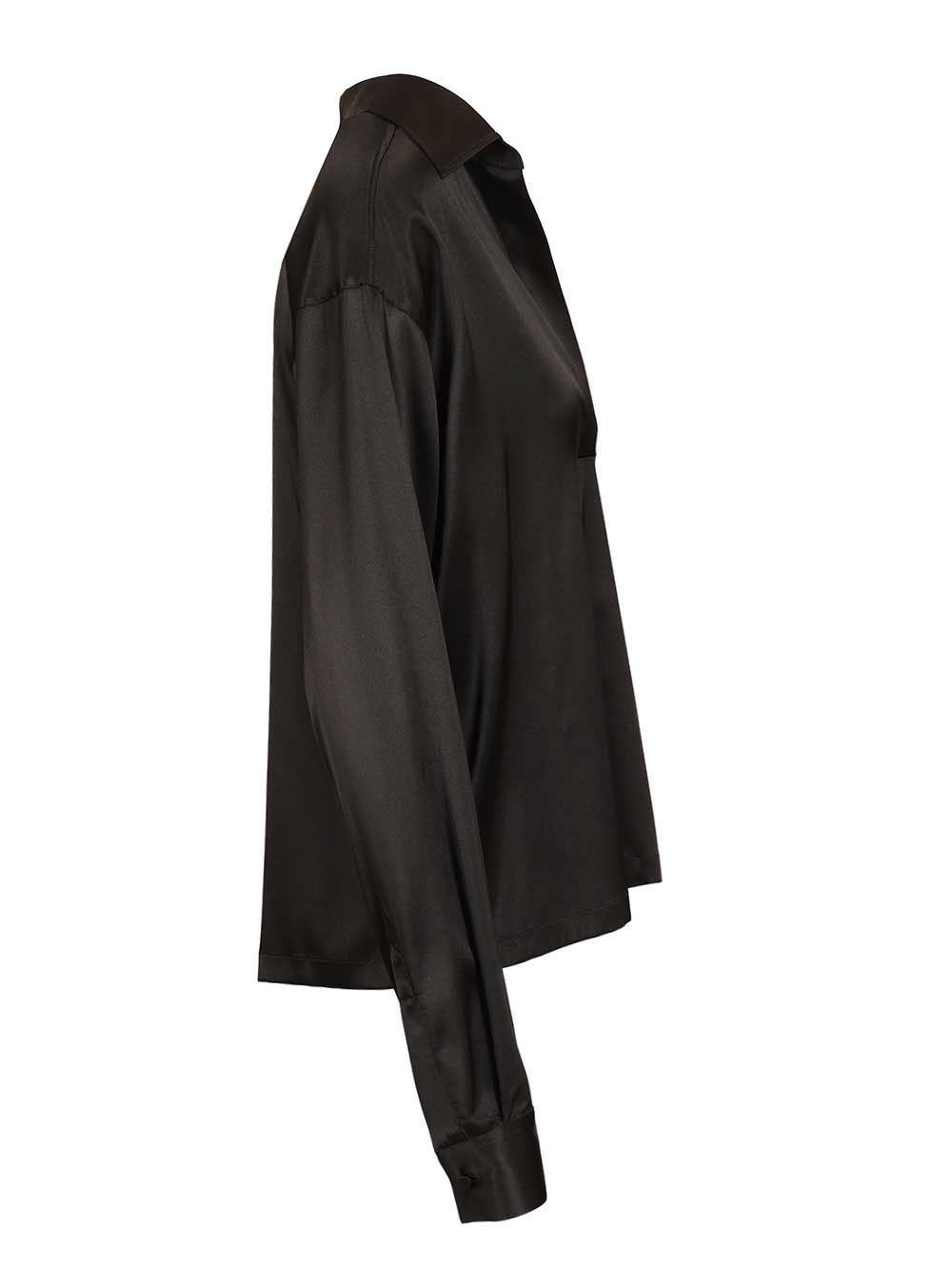 STRETCH SILK SATIN POLO TS2144FAX881NAA (TOM FORD / シャツ・ブラウス ) | TOM FORD (トムフォード)(2)