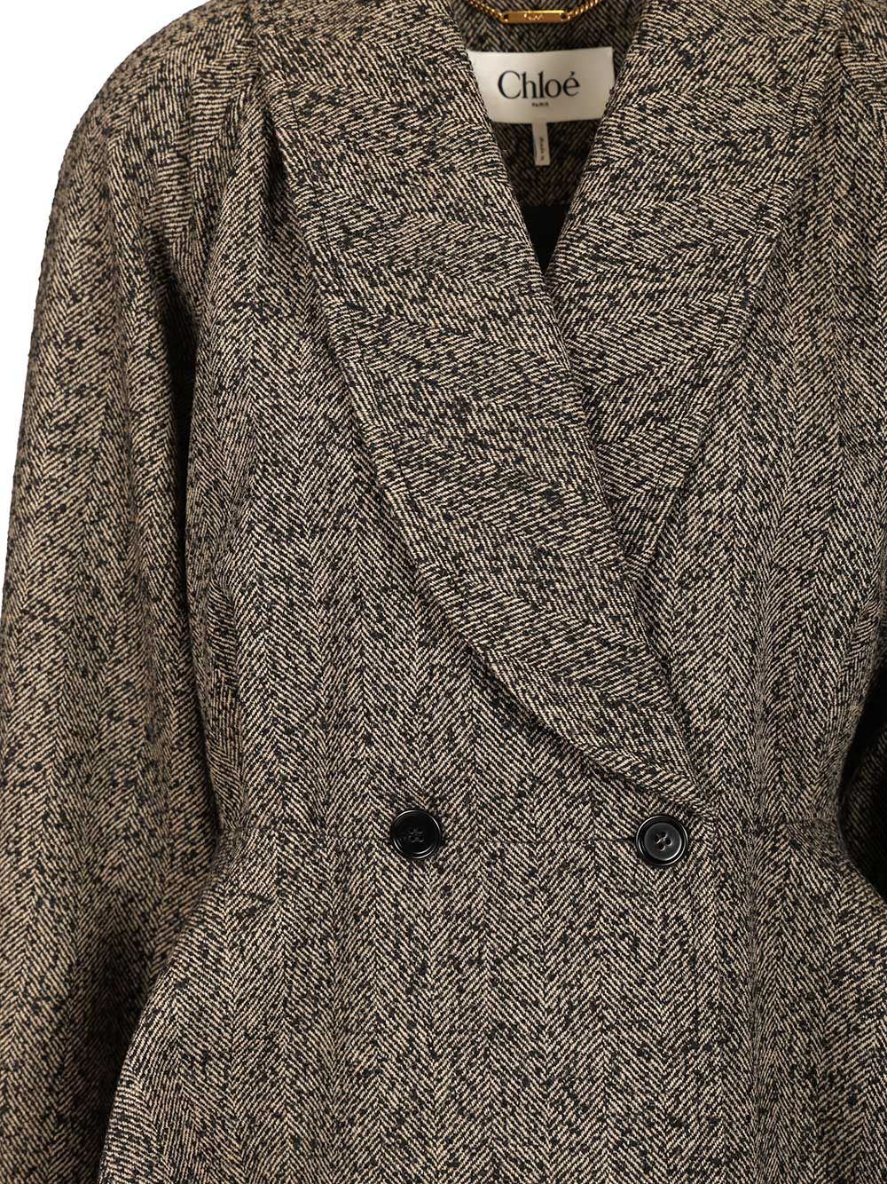 SHORT DOUBLE BREASTED COAT CH26SMA6026394Q (Chloé / コート ) | Chloé (クロエ)(3)