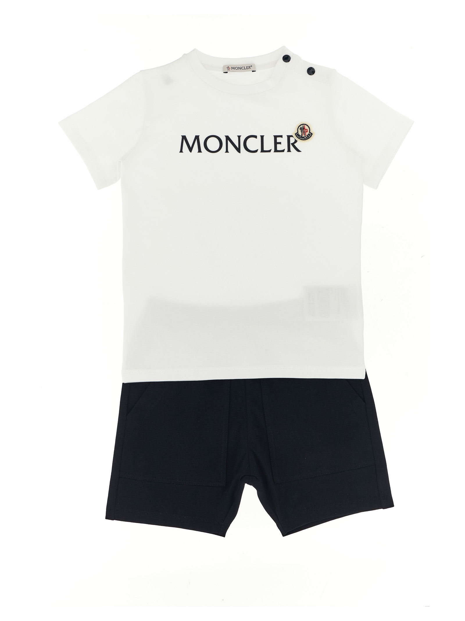 T-shirt + logo bermuda suits L19518M0000989AUM002 (Moncler / Tシャツ・カットソー ) | Moncler (モンクレール)