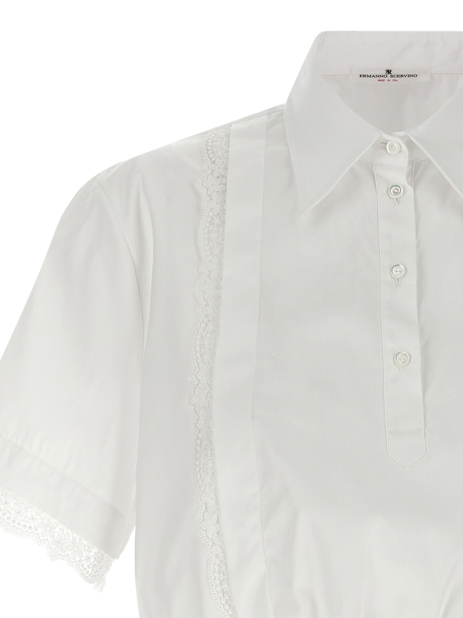 Lace insert shirt D482L323APBQP10601 (ERMANNO SCERVINO / シャツ・ブラウス ) | ERMANNO SCERVINO (エルマンノ シェルヴィーノ)(2)