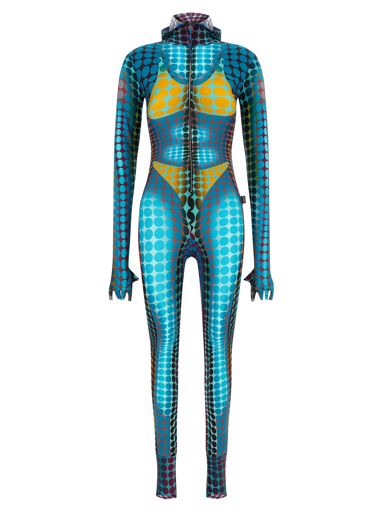'Re-edition - The Blue dots Print' jumpsuit 2601WJS012J042P502710 (Jean Paul GAULTIER / ワンピース・ドレス・オールインワン ) | Jean Paul GAULTIER (ジャンポール ゴルチエ)