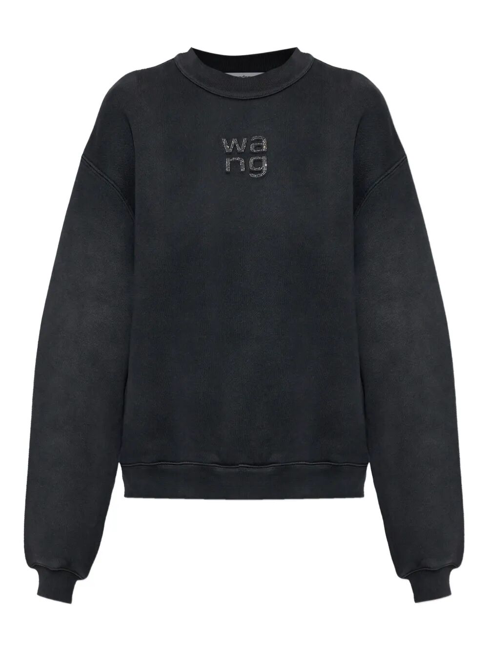 CRYSTAL HOTFIX LOGO SWEATSHIRT 4CC1261219011 (alexanderwang / スウェット・フーディー ) | alexanderwang (アレキサンダーワン)