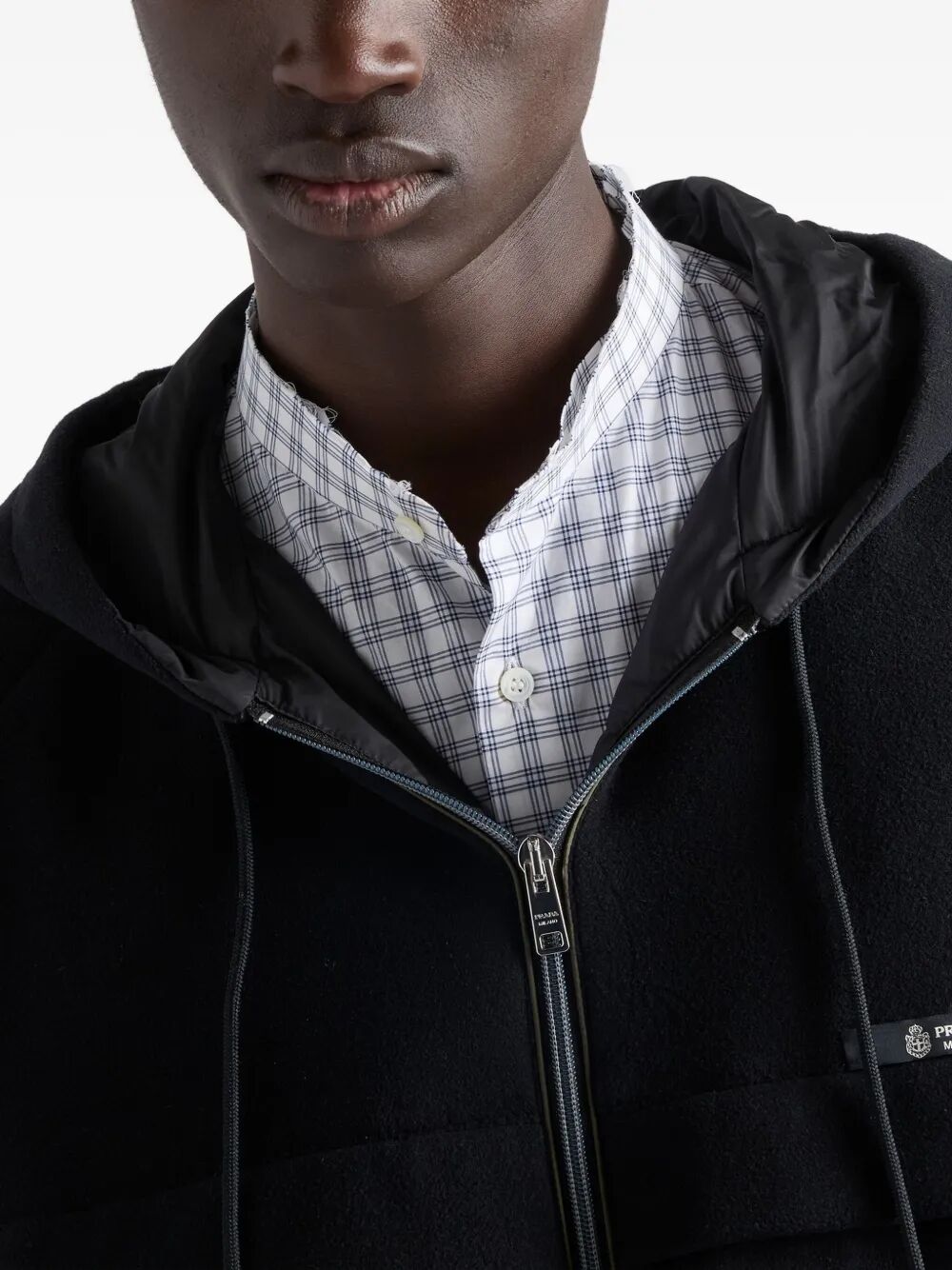 HOODED TECHNICAL FABRIC BLOUSON JACKET SGD072SOOO18XOF0002 (Prada / カジュアルジャケット ) | Prada (プラダ)(4)