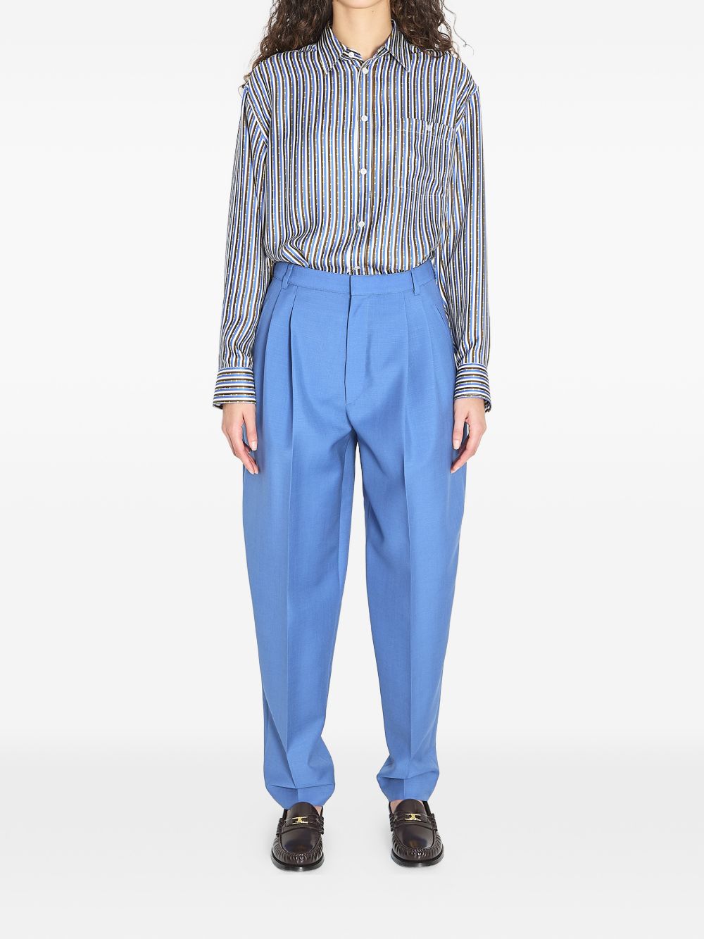 Céline Shirts Blue RC09Y2I73GFQ2 (CELINE / シャツ・ブラウス ) | CELINE (セリーヌ)(1)