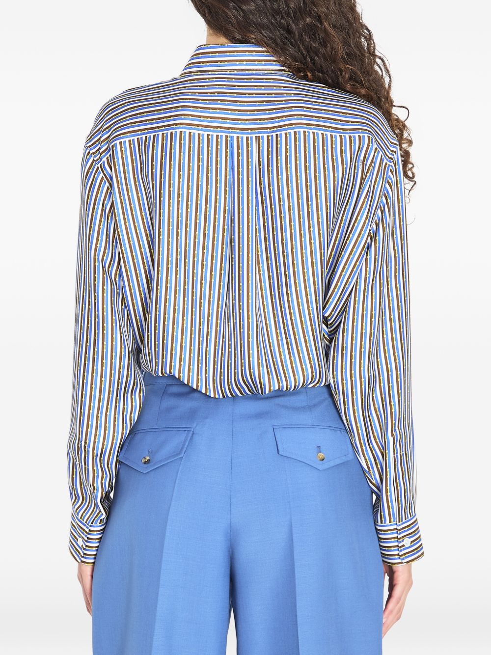 Céline Shirts Blue RC09Y2I73GFQ2 (CELINE / シャツ・ブラウス ) | CELINE (セリーヌ)(3)