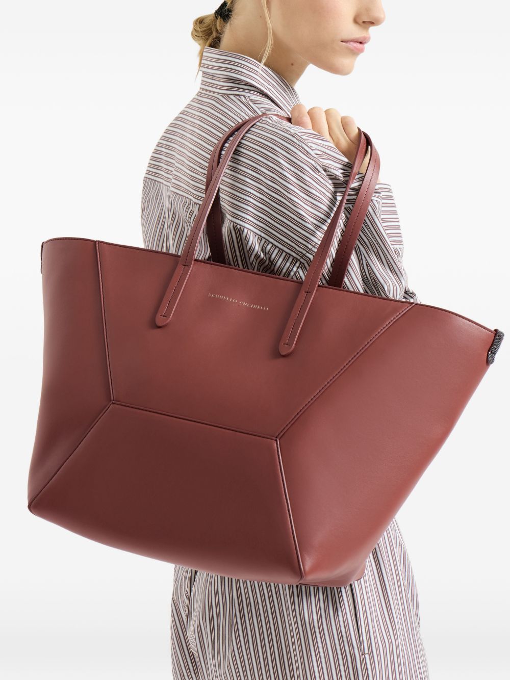 Brunello Cucinelli Bags.. Red MBXAD2571C4182 (Brunello Cucinelli / トートバッグ ) | Brunello Cucinelli (ブルネロ・クチネリ)(2)
