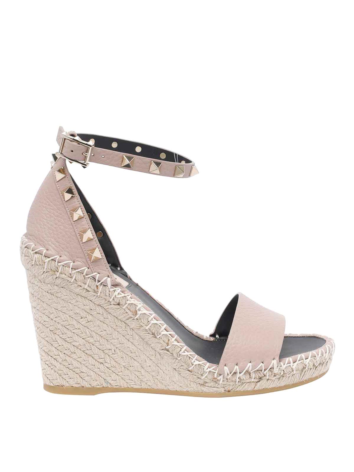 Poudre Rockstud Wedges S0090VTOP98 (Valentino Garavani / サンダル ) | Valentino Garavani (ヴァレンティノ)