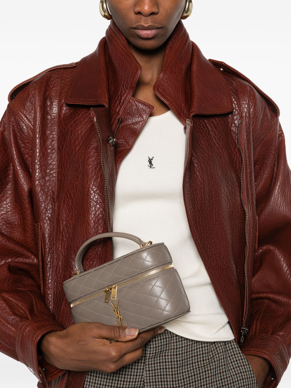 Saint Laurent Bags.. Dove Grey 7667311EL071799 (Saint Laurent / ハンドバッグ・ショルダーバッグ ) | Saint Laurent (サンローラン)(1)