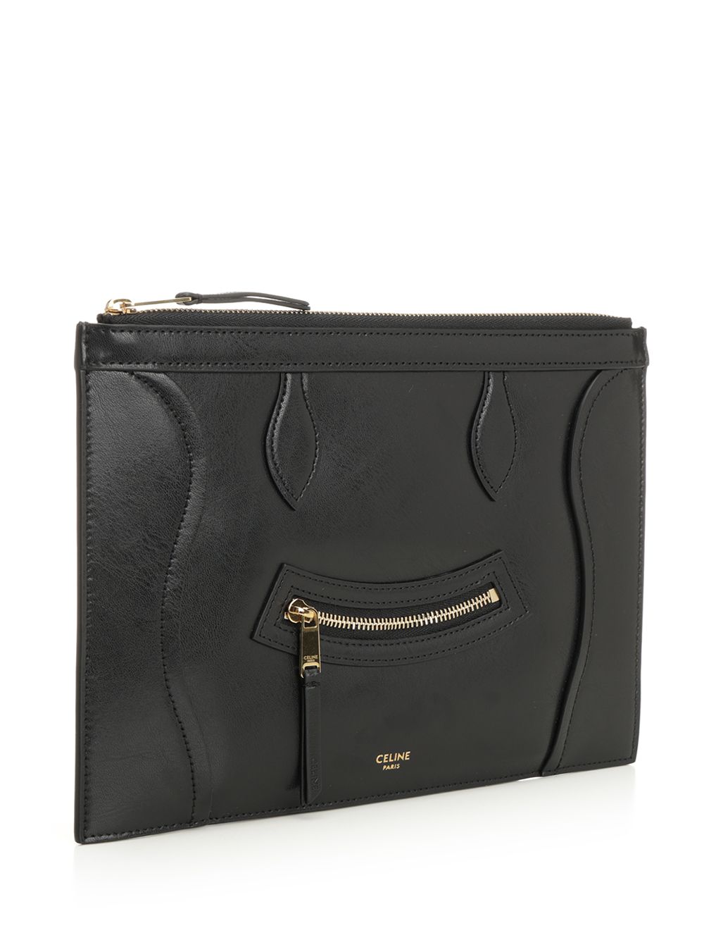 MEDIUM POUCH GLOSSY CALFSKIN L100D2N9238NO (CELINE / クラッチバッグ・ポーチ ) | CELINE (セリーヌ)(1)