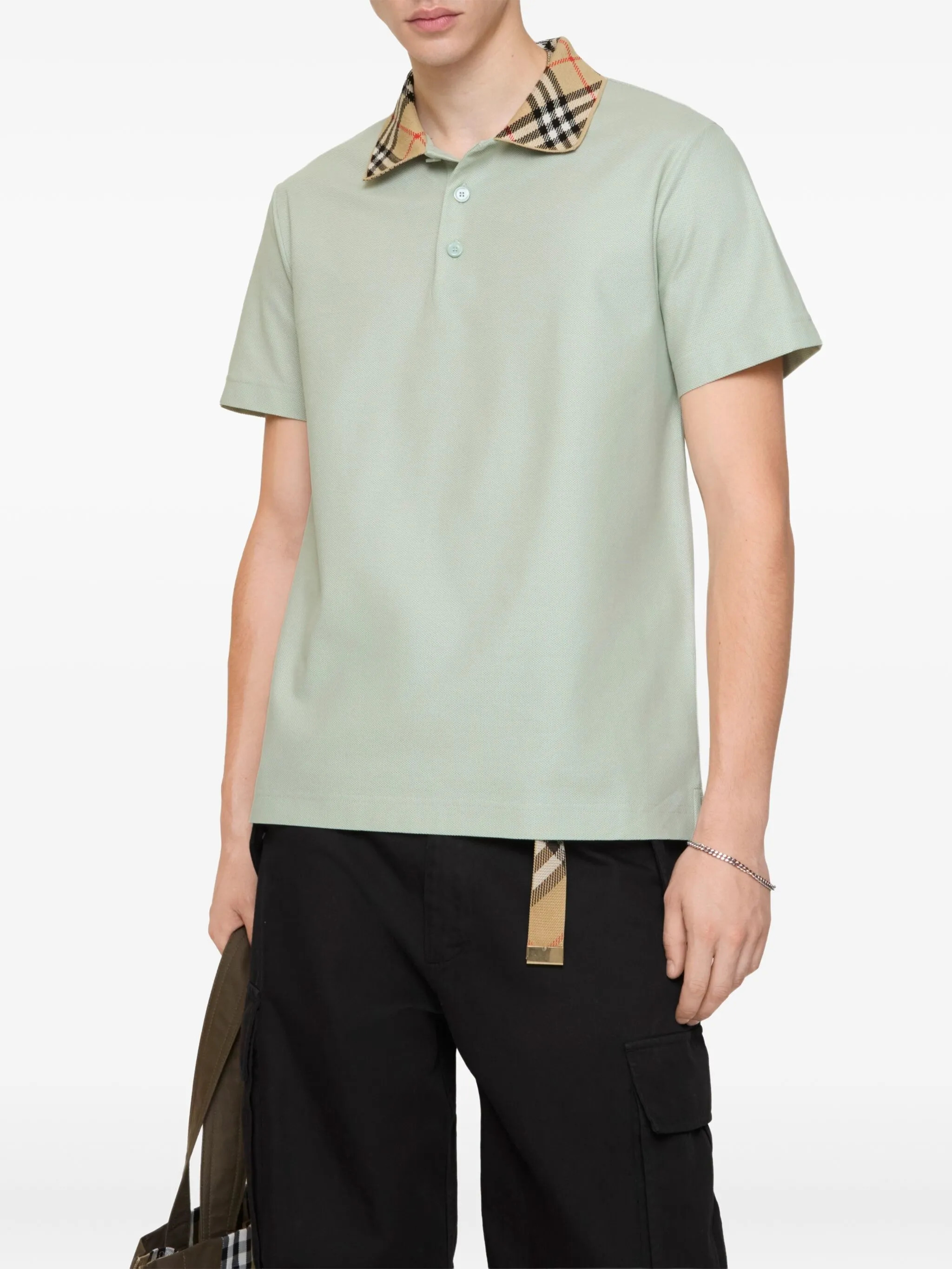 Burberry T-shirts and Polos Green 8118949C4011 (Burberry / ポロシャツ ) | Burberry (バーバリー)(1)