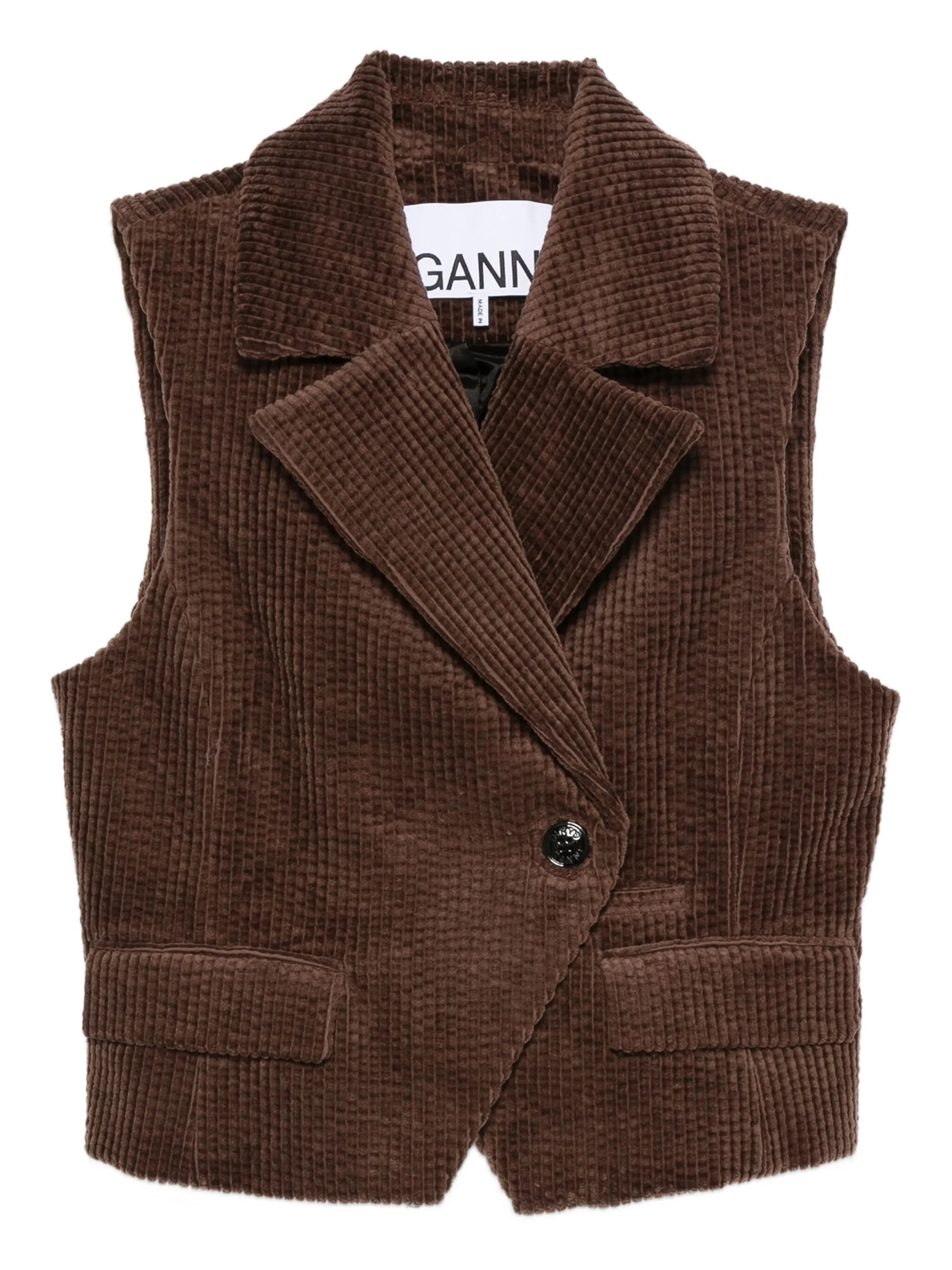 GANNI Jackets Brown W0766979 (GANNI / ベスト ) | GANNI (ガニー)