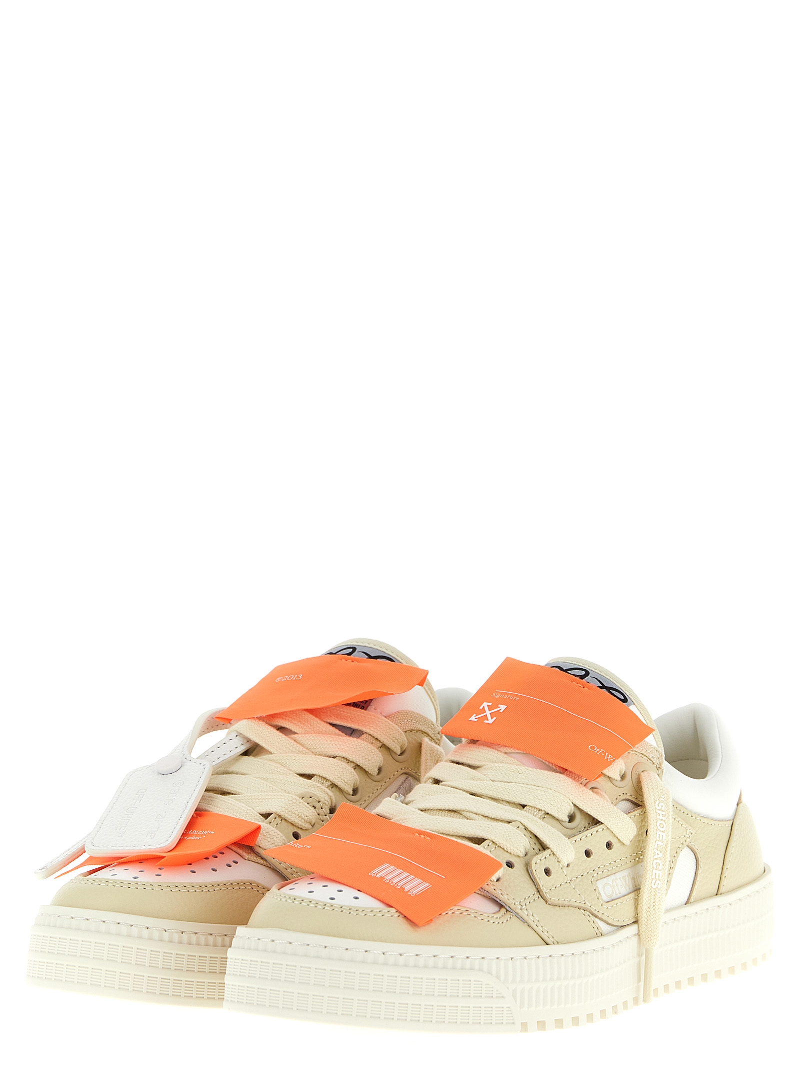 '3.0 Court Low Top' sneakers OWIA28ES26LEA00101610161 (Off-White / スニーカー ) | Off-White (オフホワイト)(1)