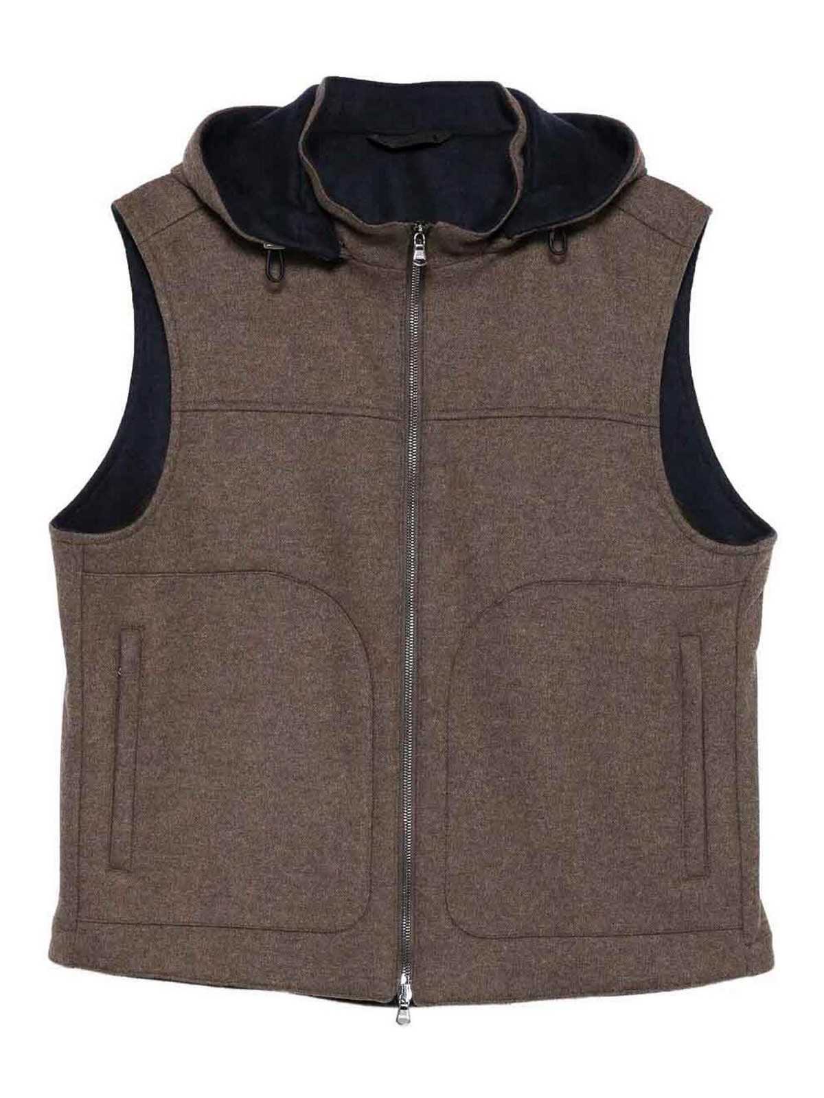 Vest With Hood SUMIT512000029 (BARBA / ベスト ) | BARBA (バルバ)