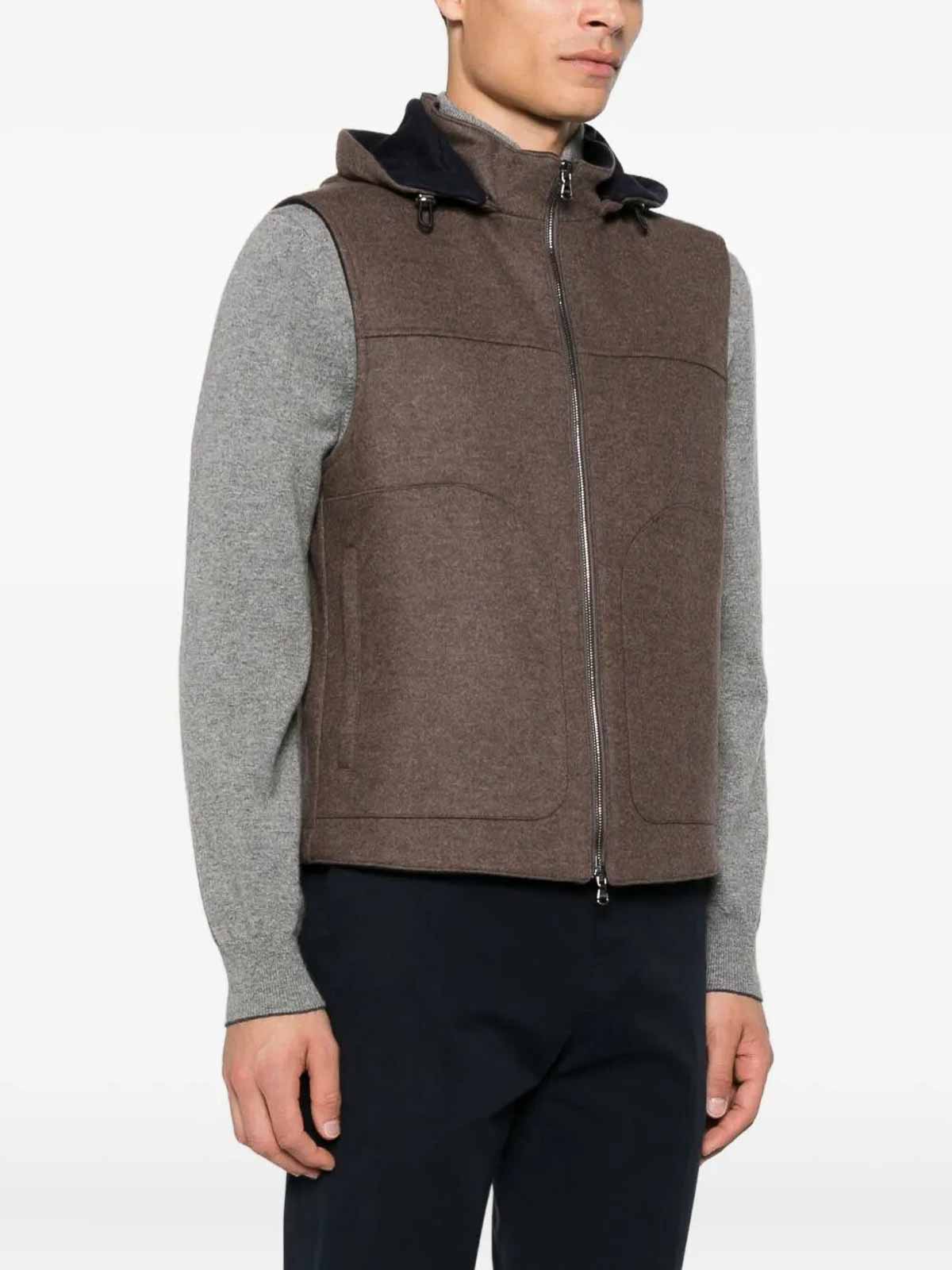 Vest With Hood SUMIT512000029 (BARBA / ベスト ) | BARBA (バルバ)(2)
