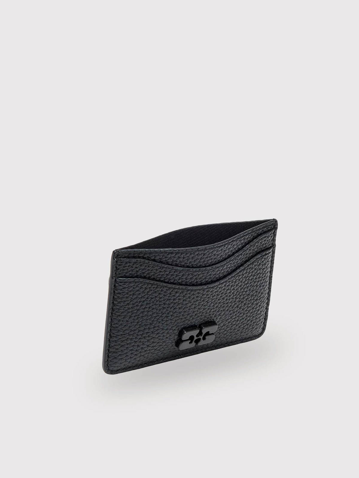 Hammered Leather Card Holder with Logo A7277099 (GANNI / 財布・カードケース ) | GANNI (ガニー)(2)