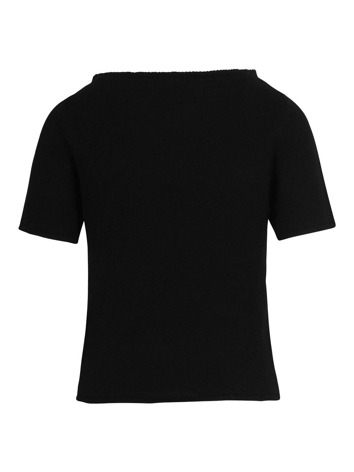 Ellen Wool and Cashmere T-Shirt TP28957CW1406BLACK (cult gaia / Tシャツ・カットソー ) | cult gaia (カルト ガイア)(1)